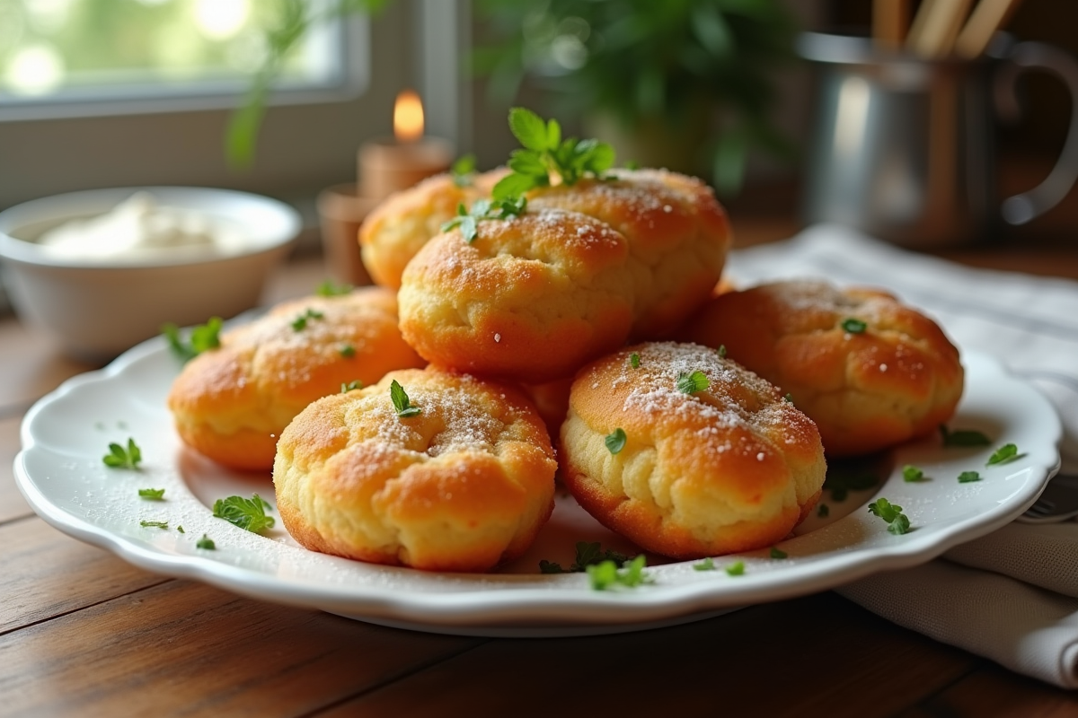 beignets aubergines