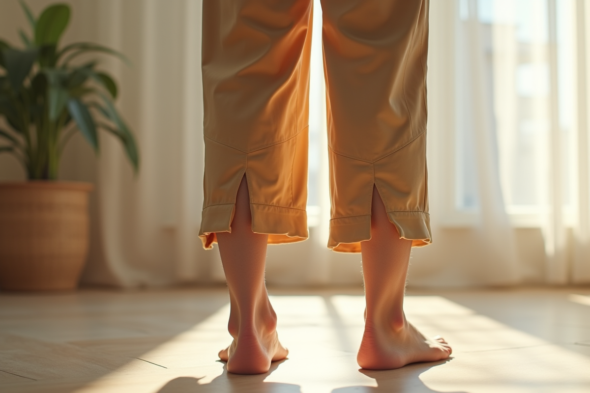 pantalon fendu
